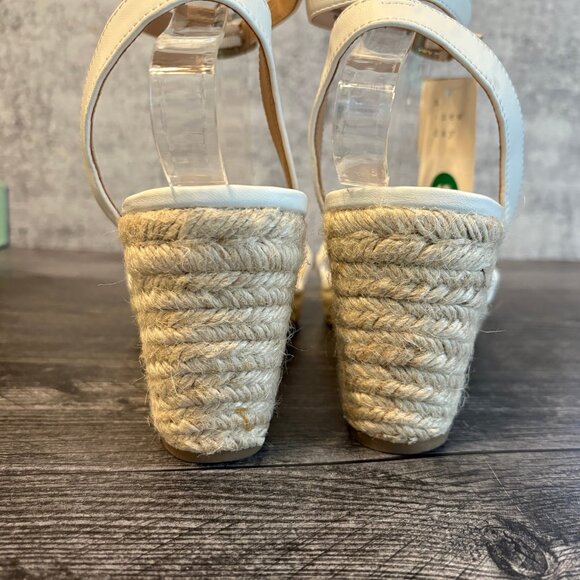 A New Day Joyce Women’s Size 10 White Braided Espadrille Wedge Sandals – NWT - Picture 9 of 9